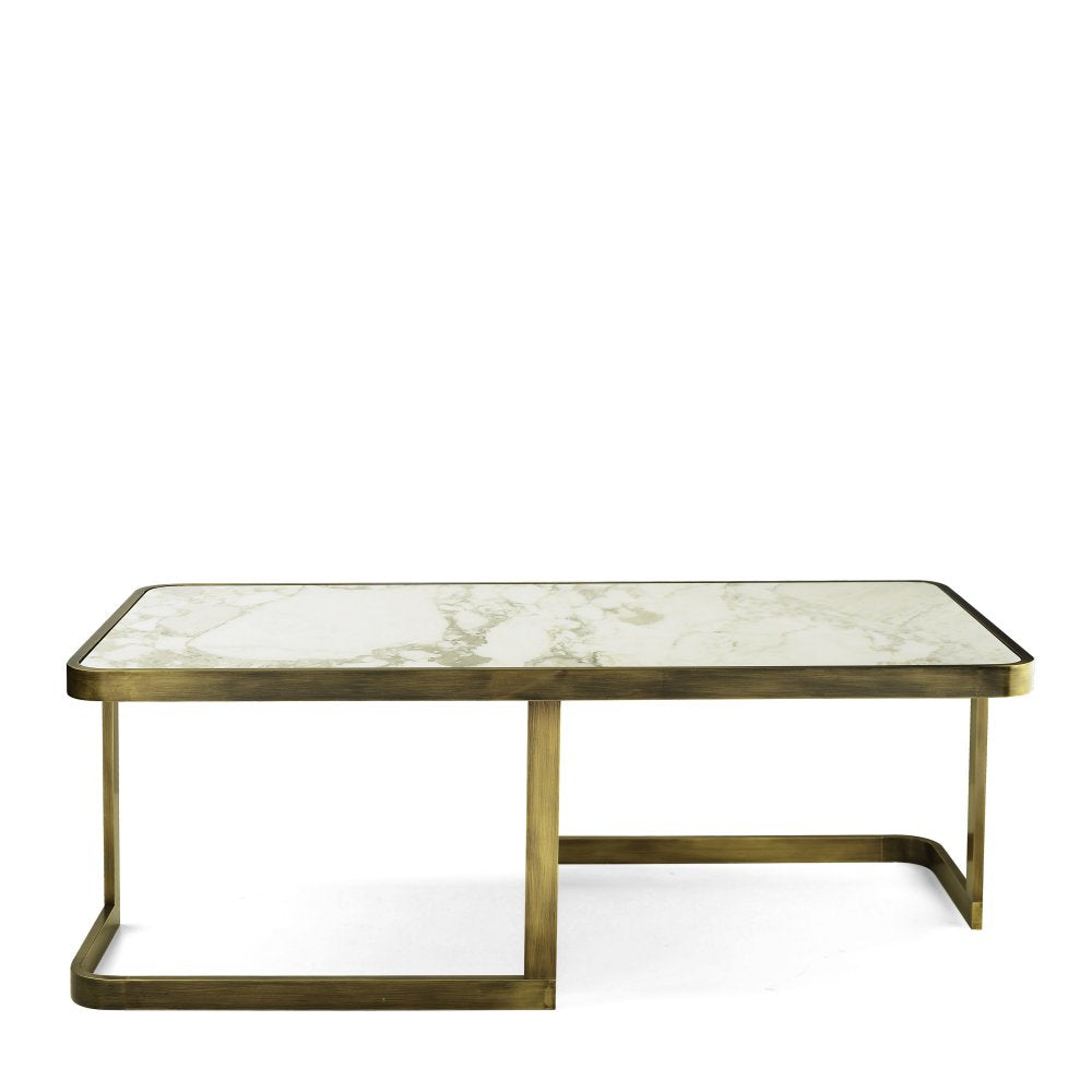 JEAN - COFFEE TABLE WITH MARBLE TOP