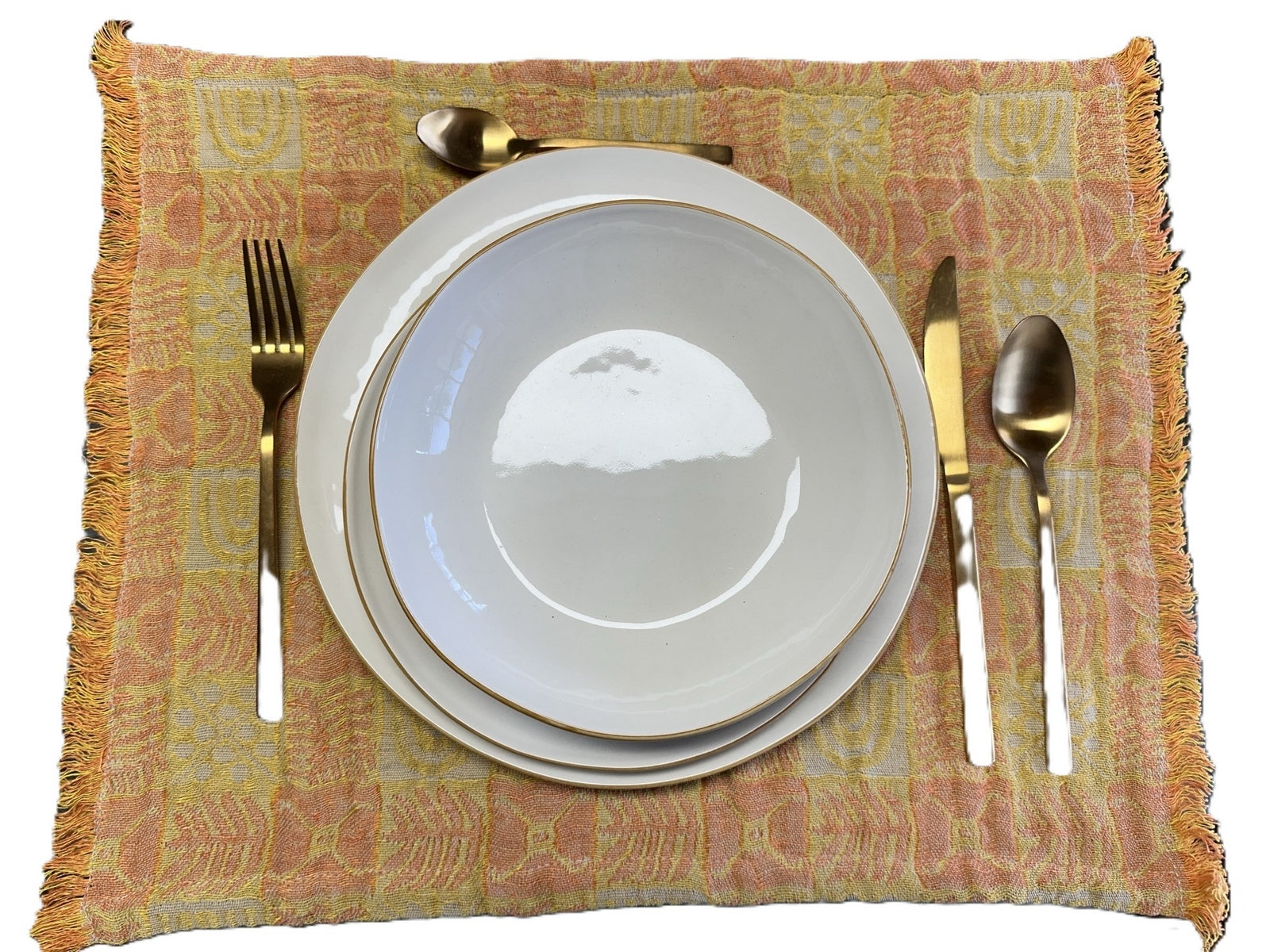 SINGAPORE - PLACEMAT WITH SHORT FRINGE
