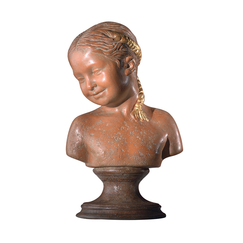 GIRL'S HEAD WITH TWIST ON BASE