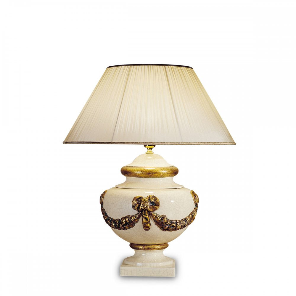 LUCILLA - LARGE TABLE LAMP WITH FESTOONS