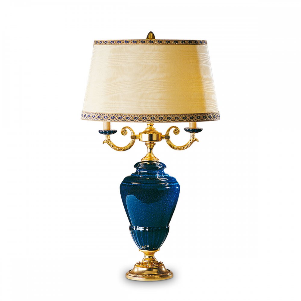LORA - TABLE LAMP TWO LIGHTS WITH SHADE