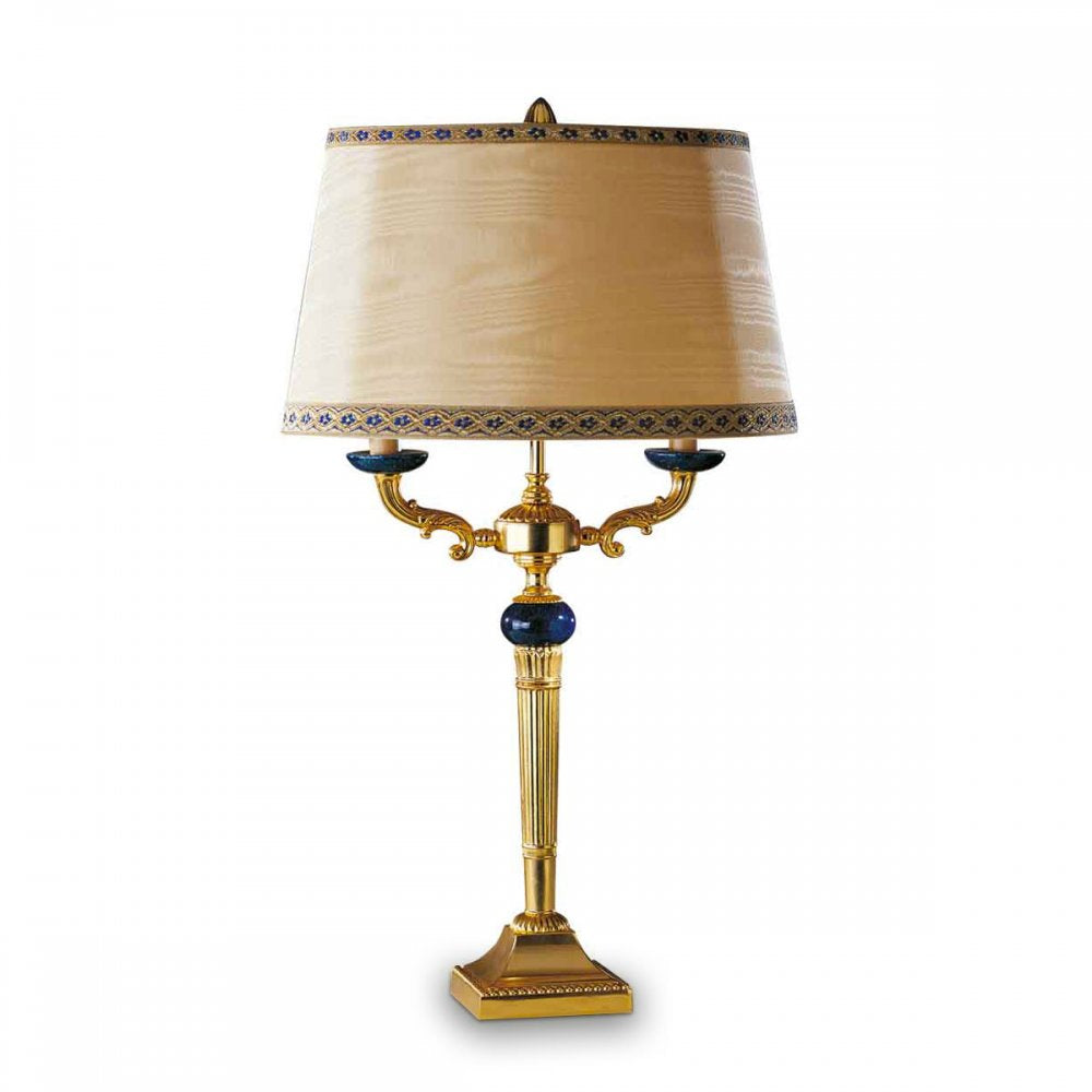 SOFIA - TABLE LAMP TWO LIGHTS CON PARALUME