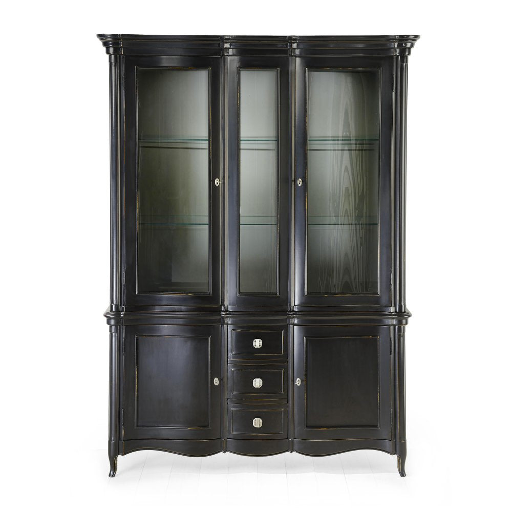 CITRUS - FOUR DOORS DISPLAY CABINET