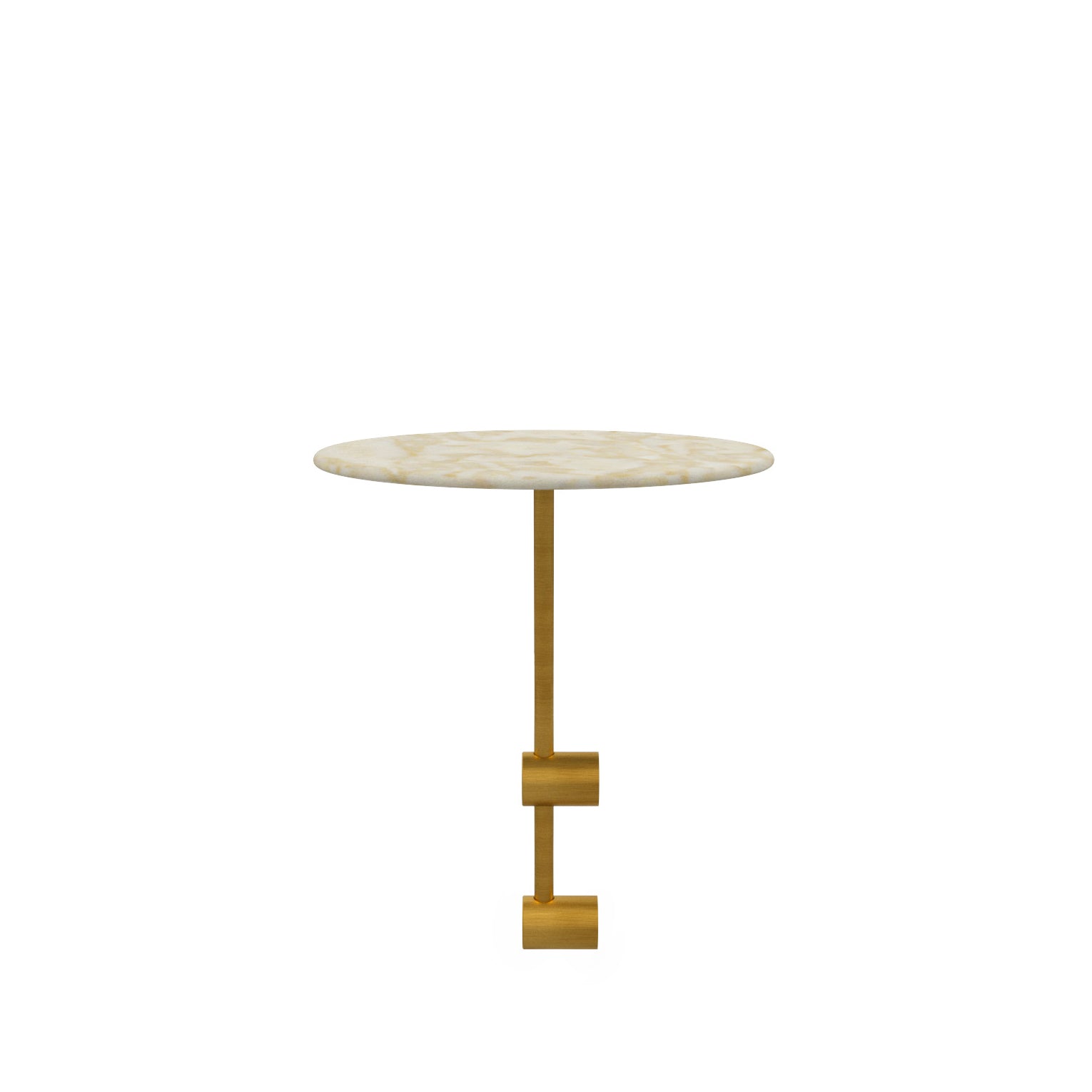 MYTHOS - SIDE TABLE W/MARBLE