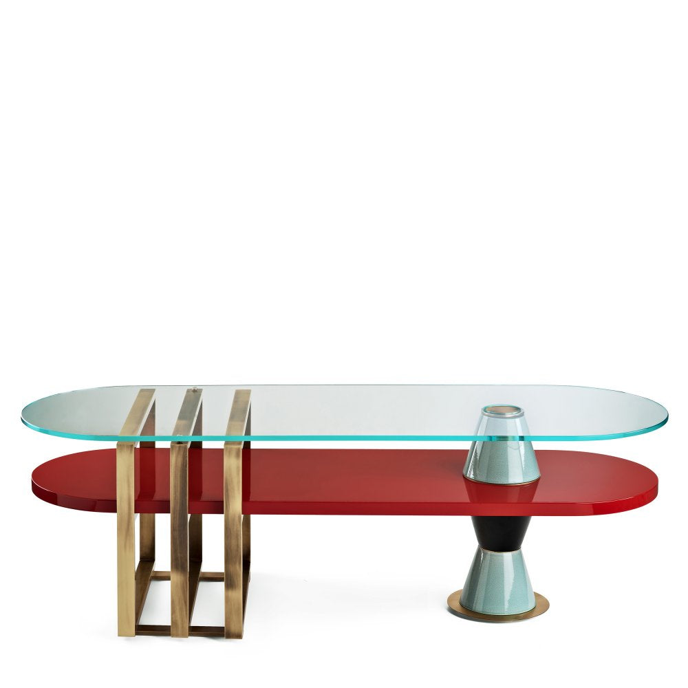 PALM - OVAL COFFEE TABLE