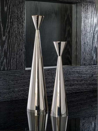 Sterling silver single candlestick