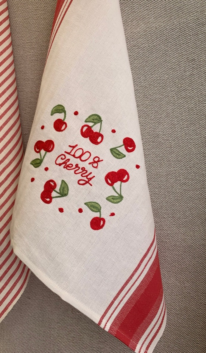 "100% CHERRY" - KITCHEN TOWEL