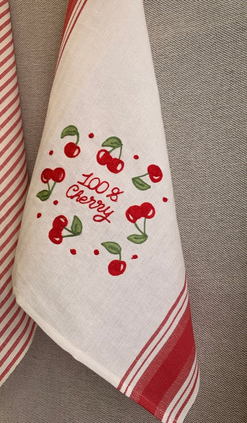 "100% CHERRY" - KITCHEN TOWEL