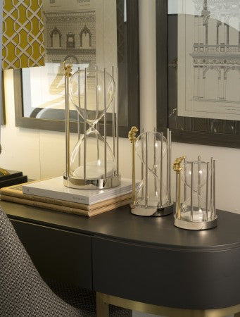 Sterling silver hourglass "Freedom collection"