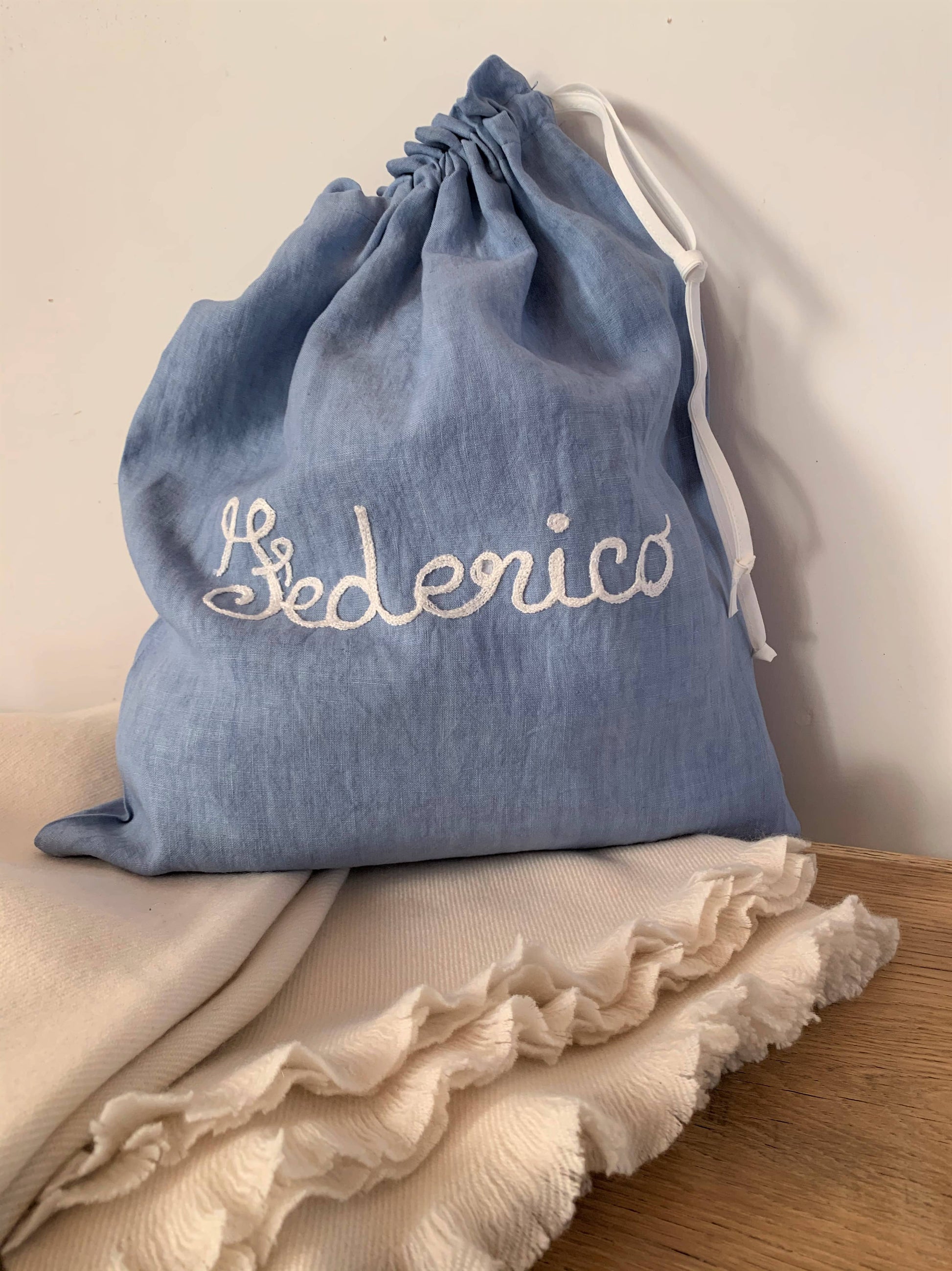 BESPOKE LAUNDRY BAG - LINEN