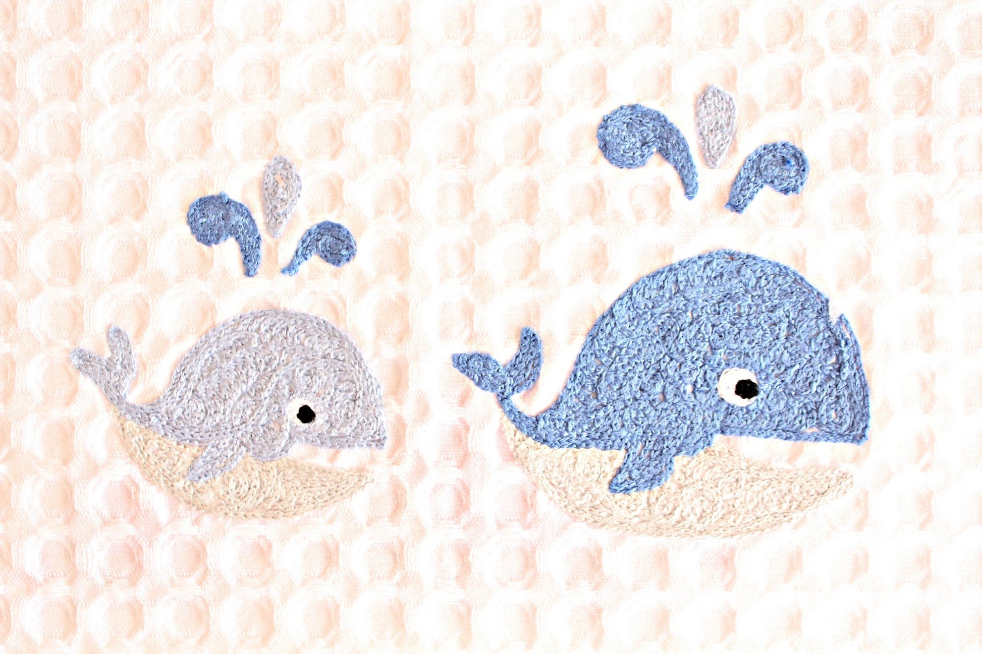 Poncho round embroidered