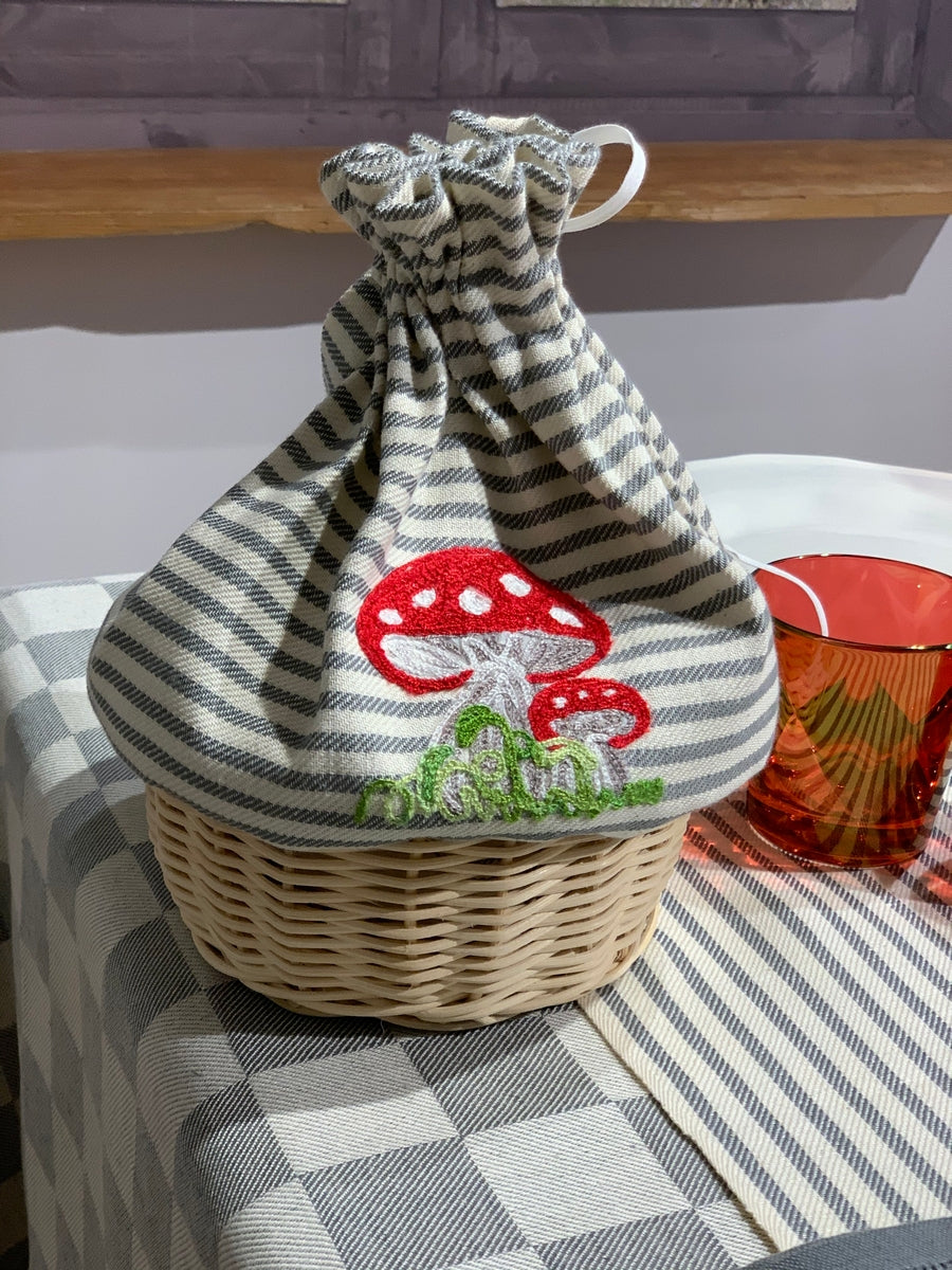 BREAD BASKET - MUSHROOM "Toadstool"