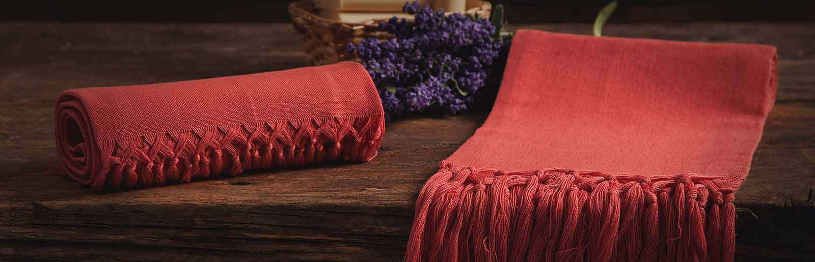 Zodiaco 180 - Face towel with fringe