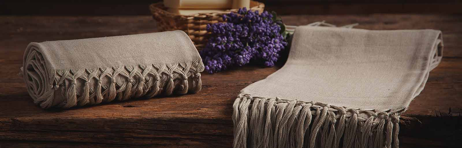 Zodiaco 180 - Face towel with fringe