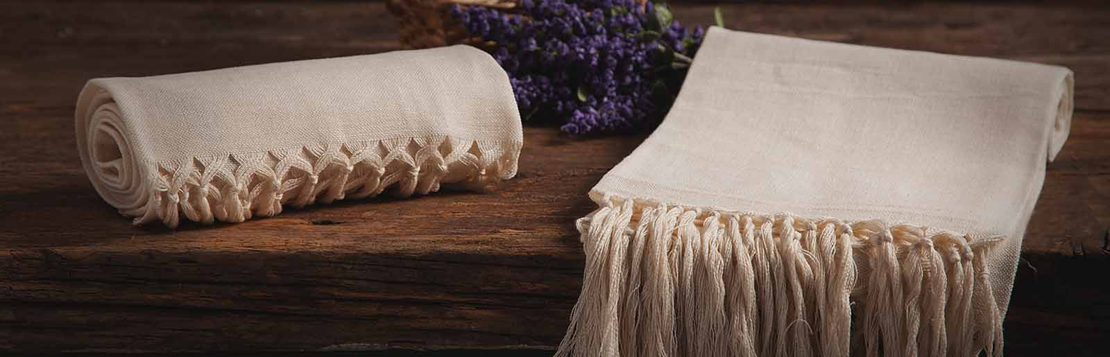 Zodiaco 180 - Face towel with fringe