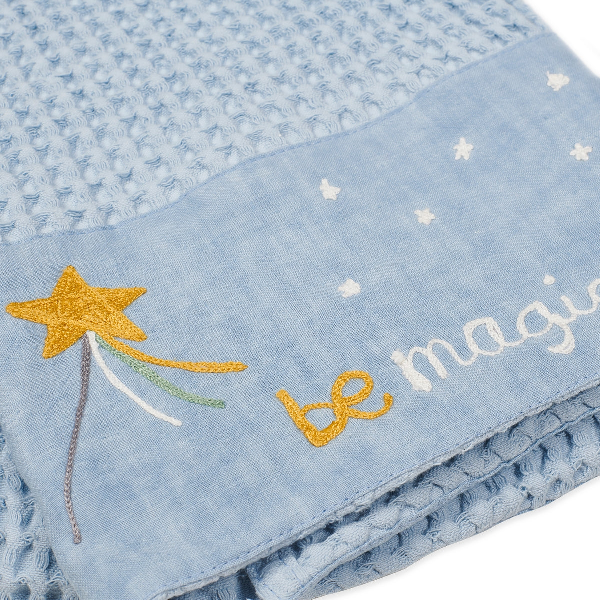 BE MAGICAL - SOFT HONEY COMB TOWEL WITH EMBROIDERY