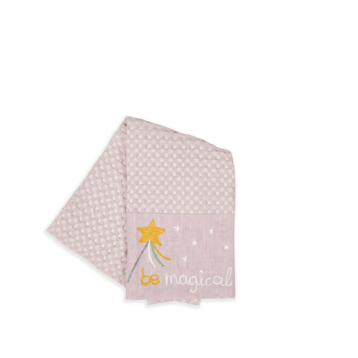 BE MAGICAL - SOFT HONEY COMB TOWEL WITH EMBROIDERY