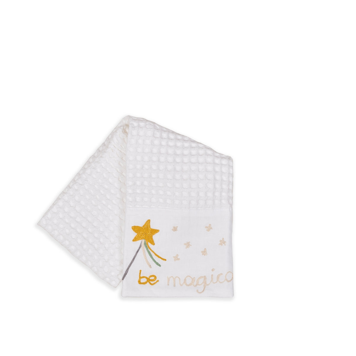BE MAGICAL - SOFT HONEY COMB TOWEL WITH EMBROIDERY