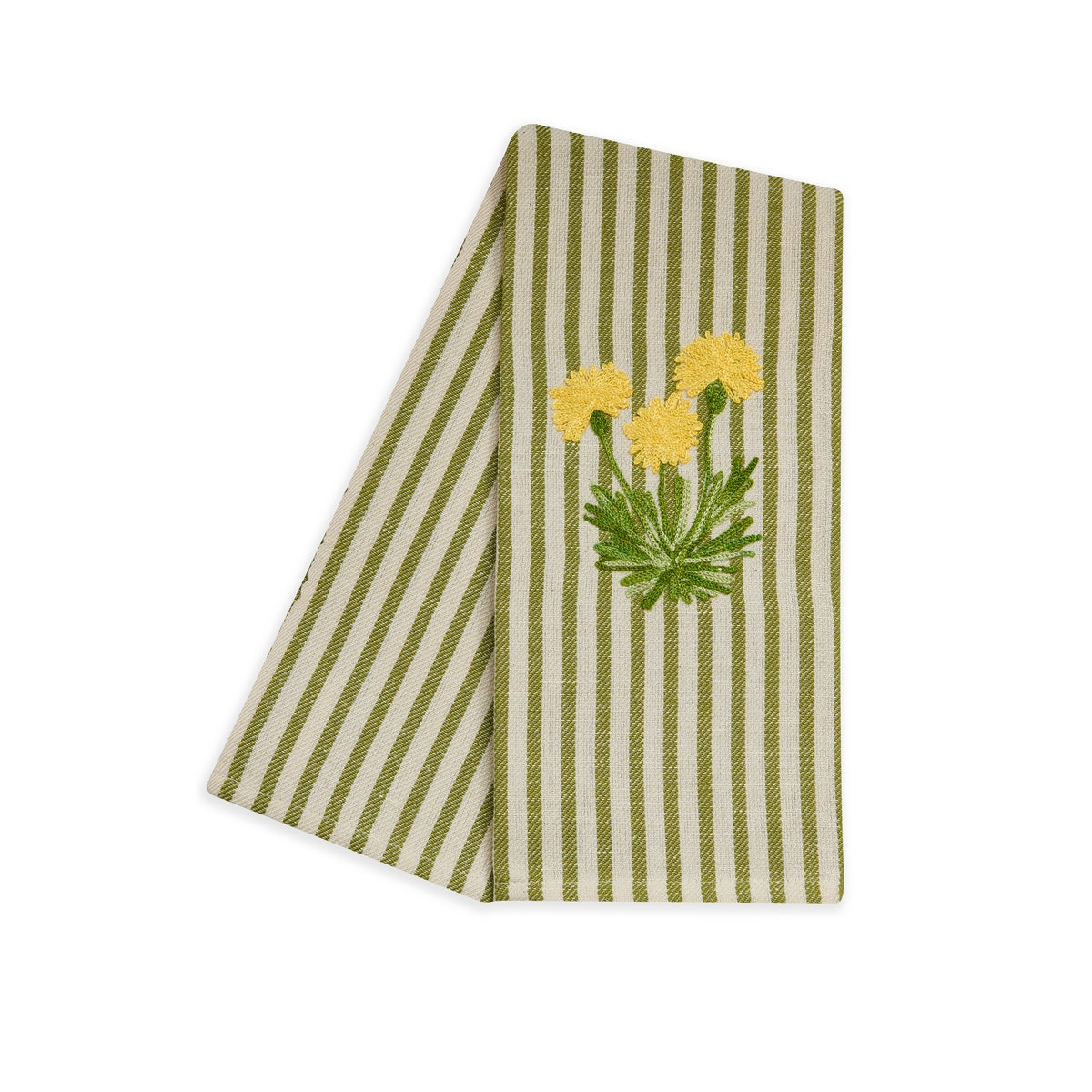 DANDELION - EMBROIDERED KITCHEN TOWEL