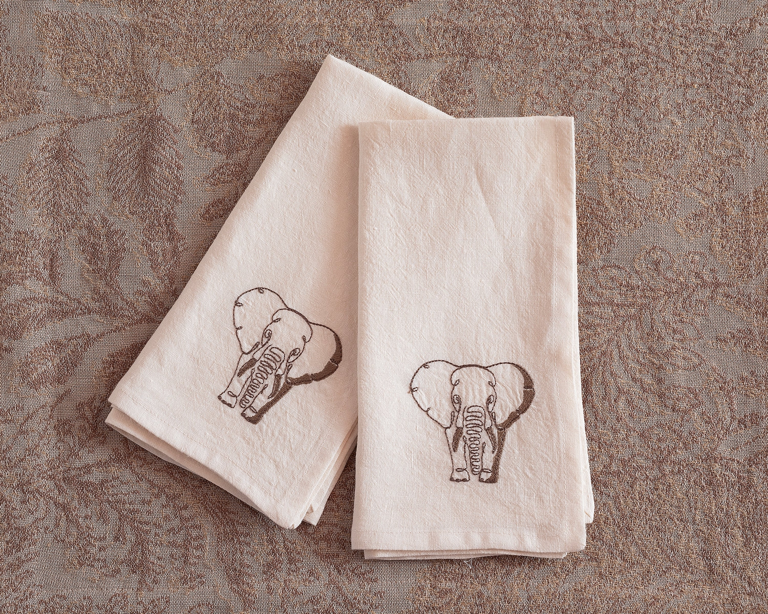 SAVANA - Set of 2 embrodiered napkins