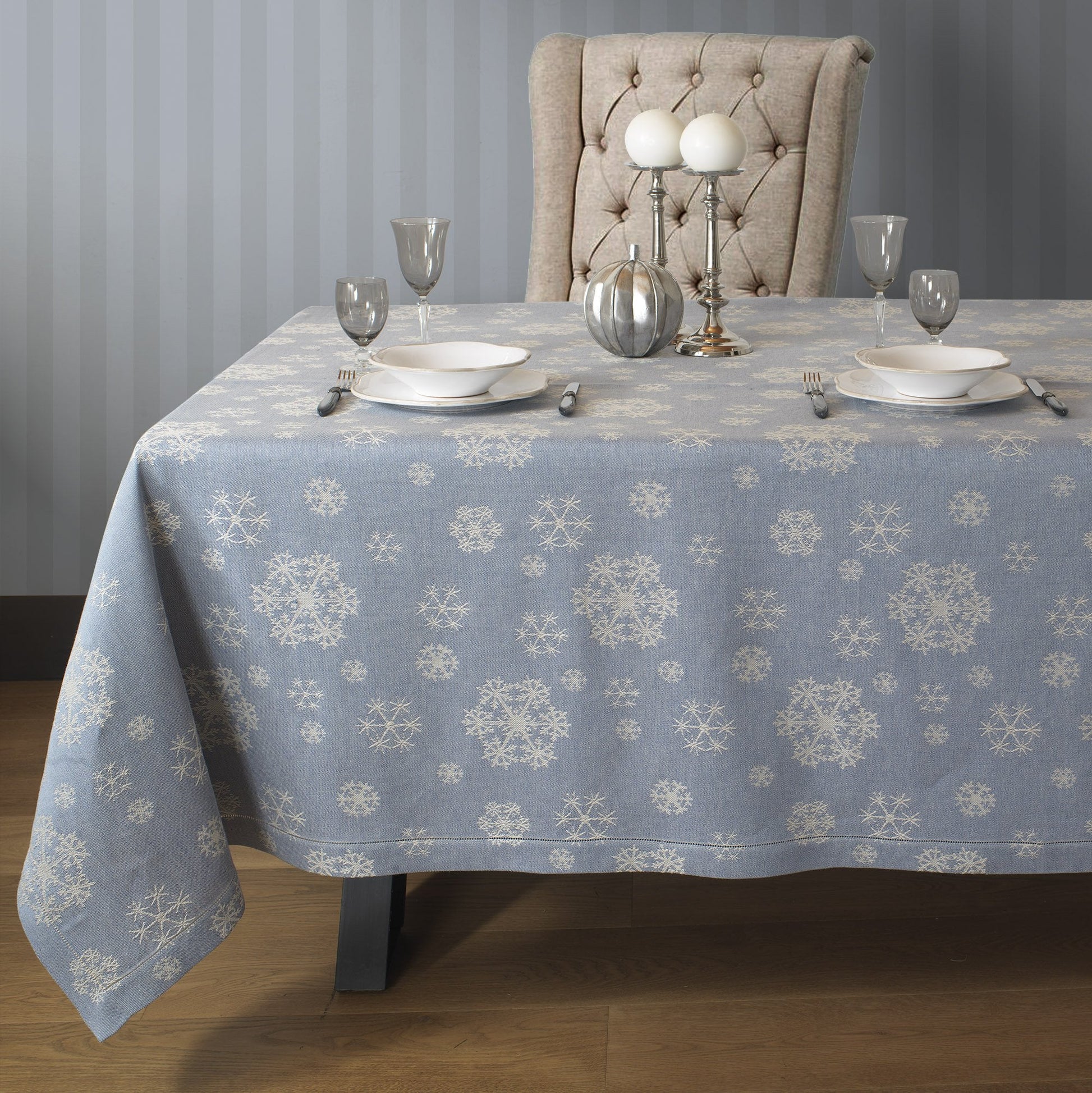 ICE CRYSTALS - TABLECLOTH