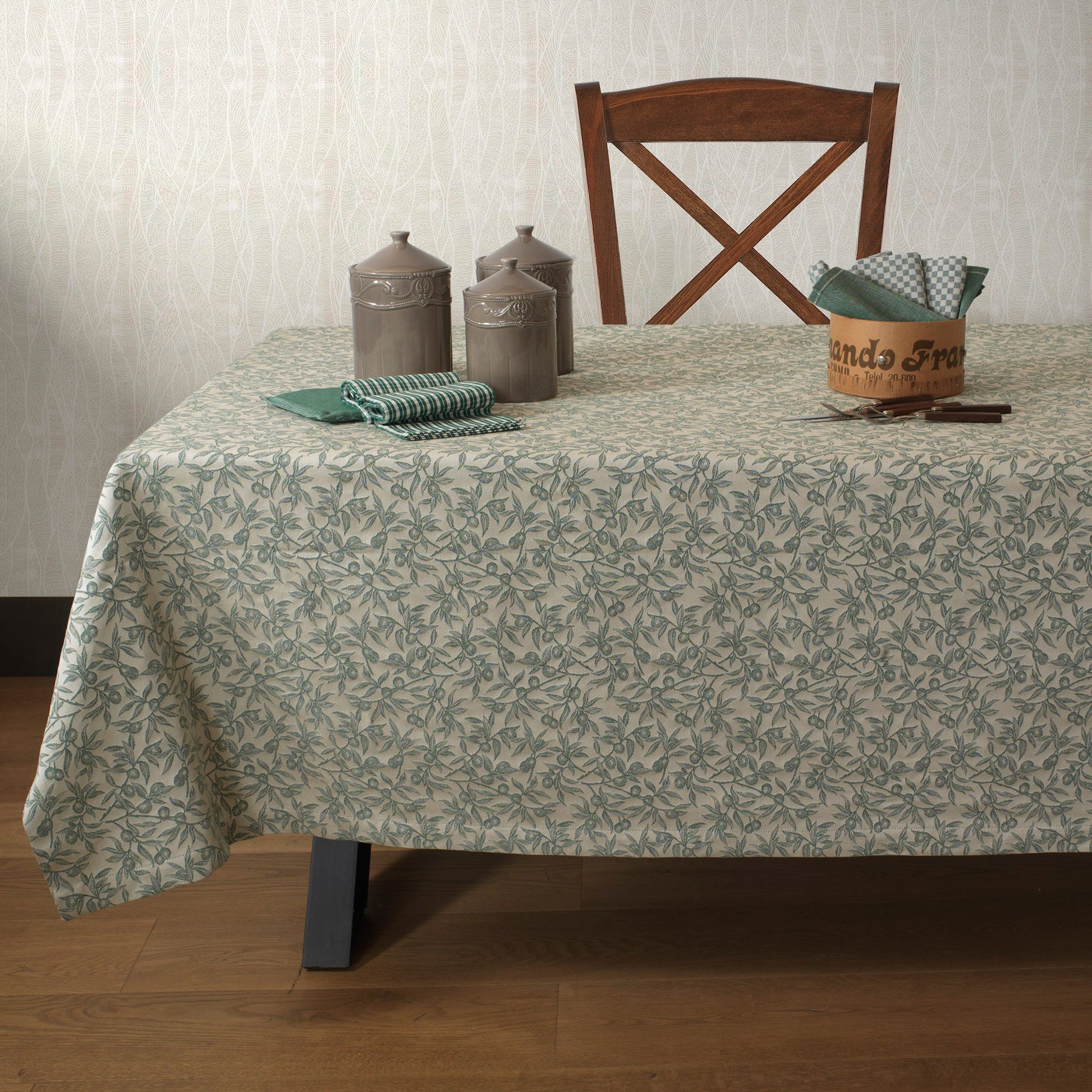 TABLECLOTH OLIVO SELVATICO - dark colours
