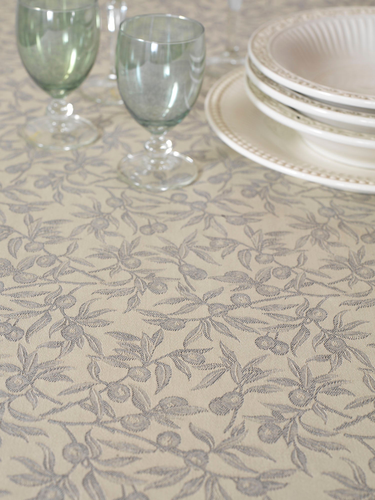 TABLECLOTH OLIVO SELVATICO - dark colours