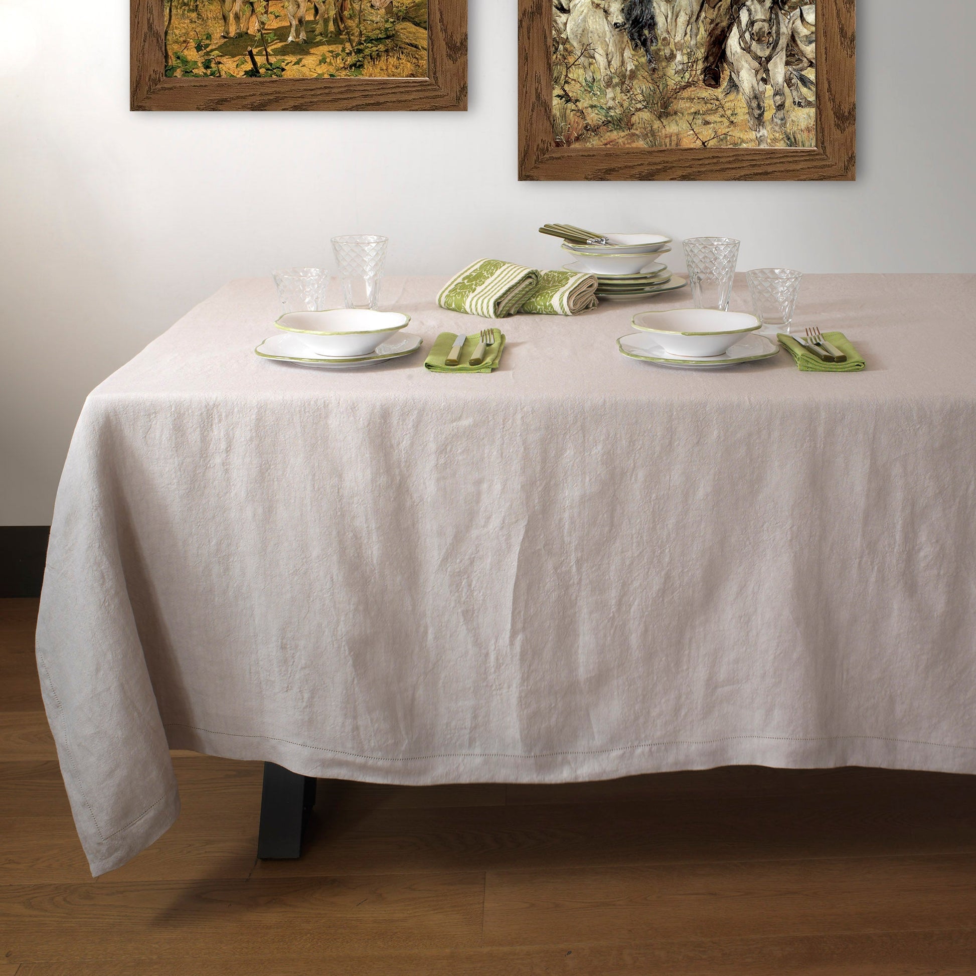 VENERE - PREWASHED LINEN TABLECLOTH