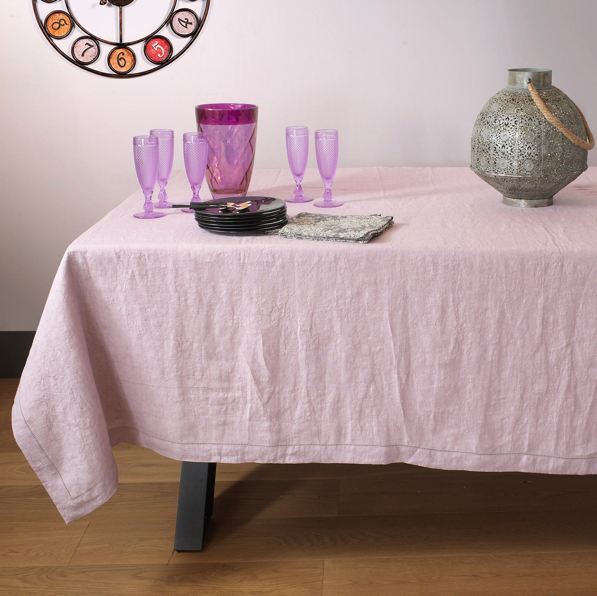 VENERE - PREWASHED LINEN TABLECLOTH