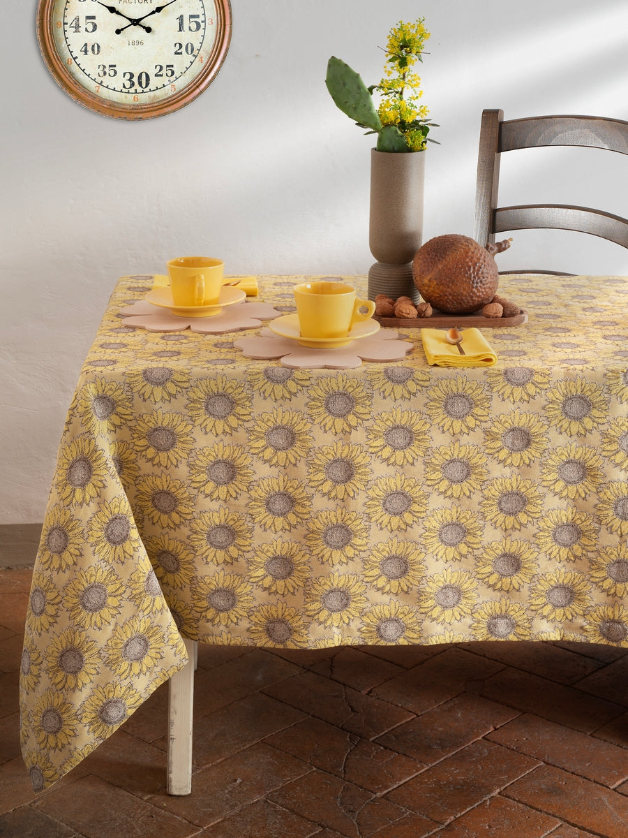 GIRASOLI - COTTON TABLECLOTH
