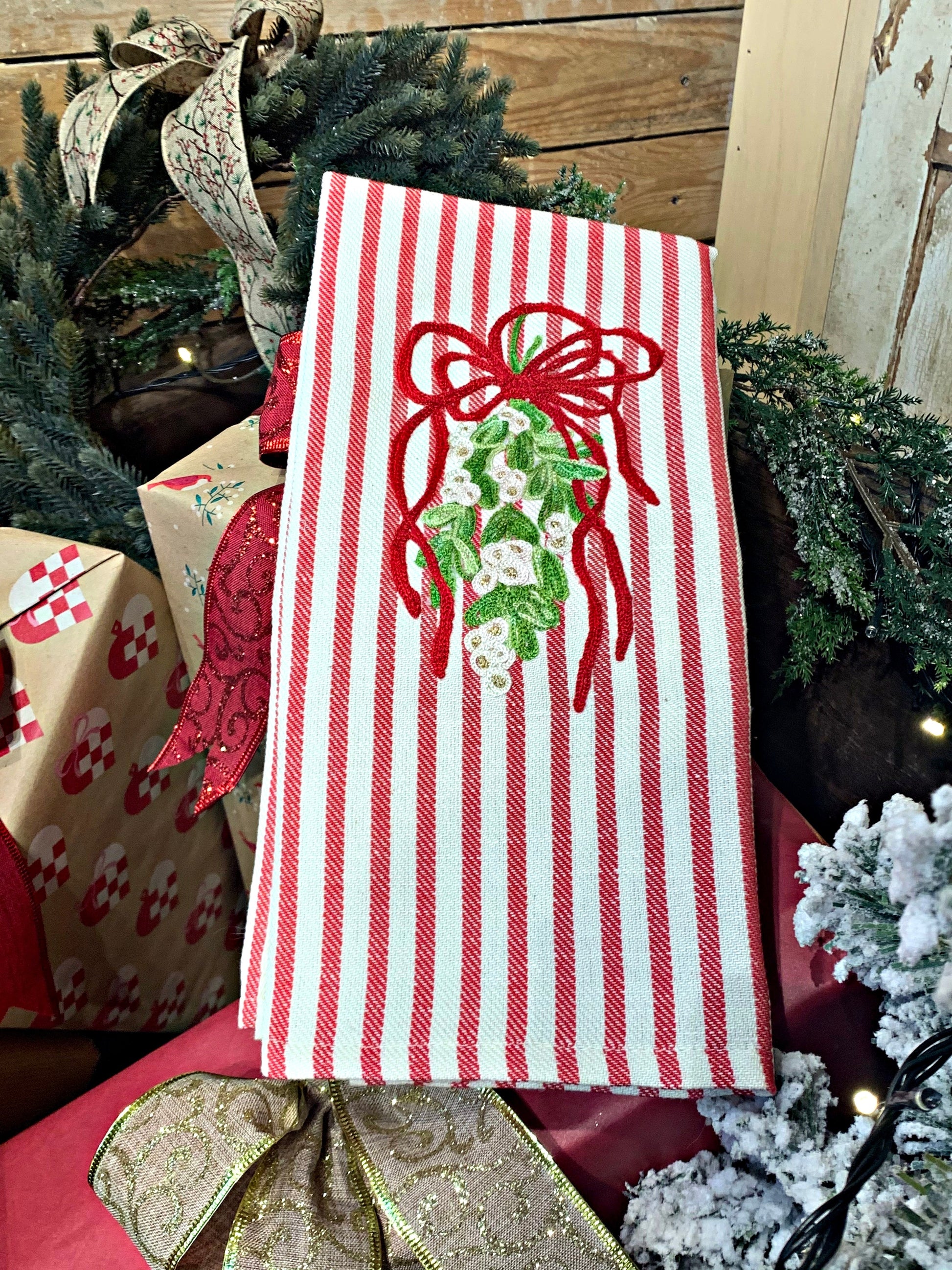 MISTLETOE - KITCHEN TOWEL POMELO