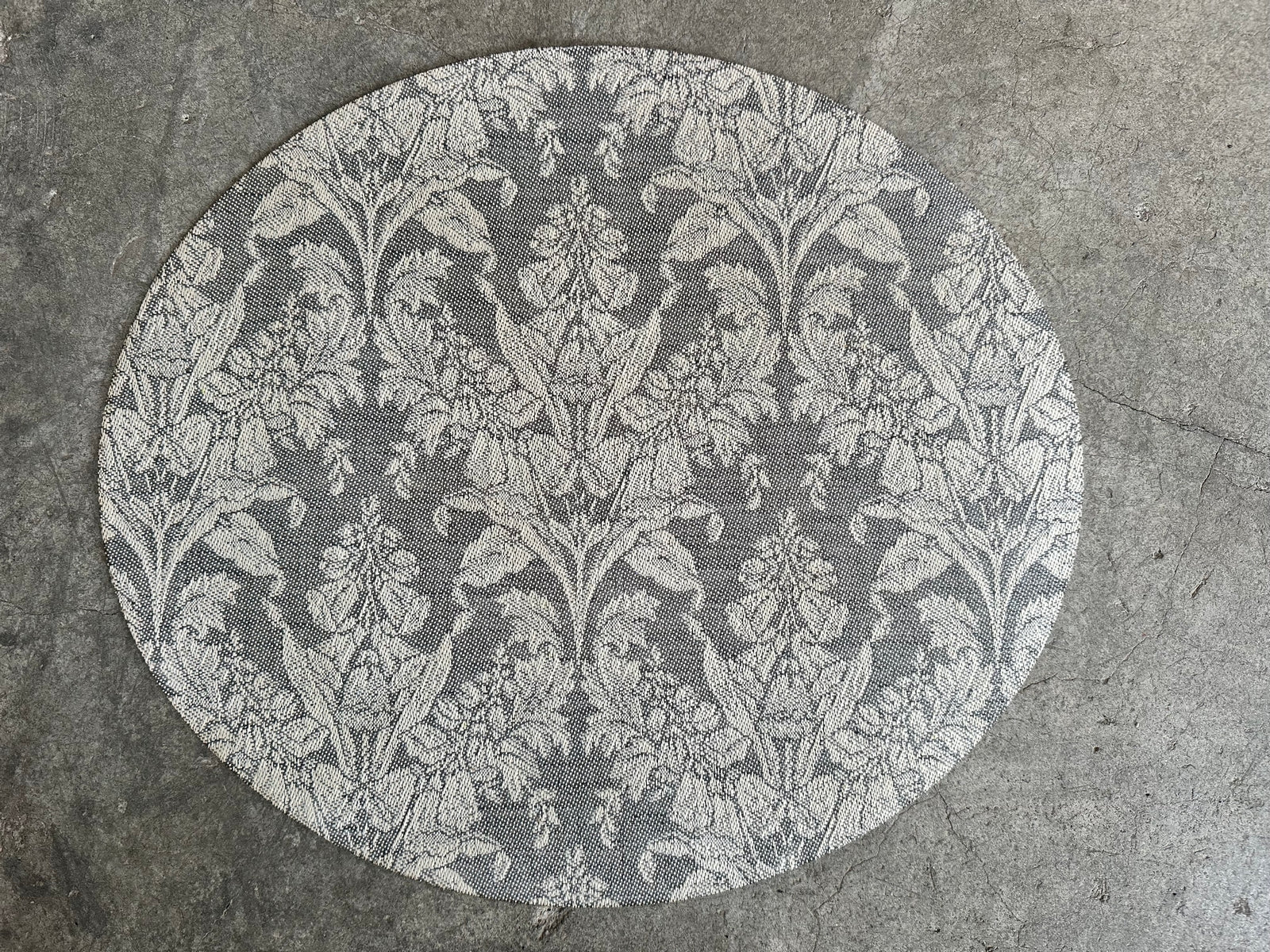 OVAL COATED PLACEMAT - BOTTICELLI (Outlet)