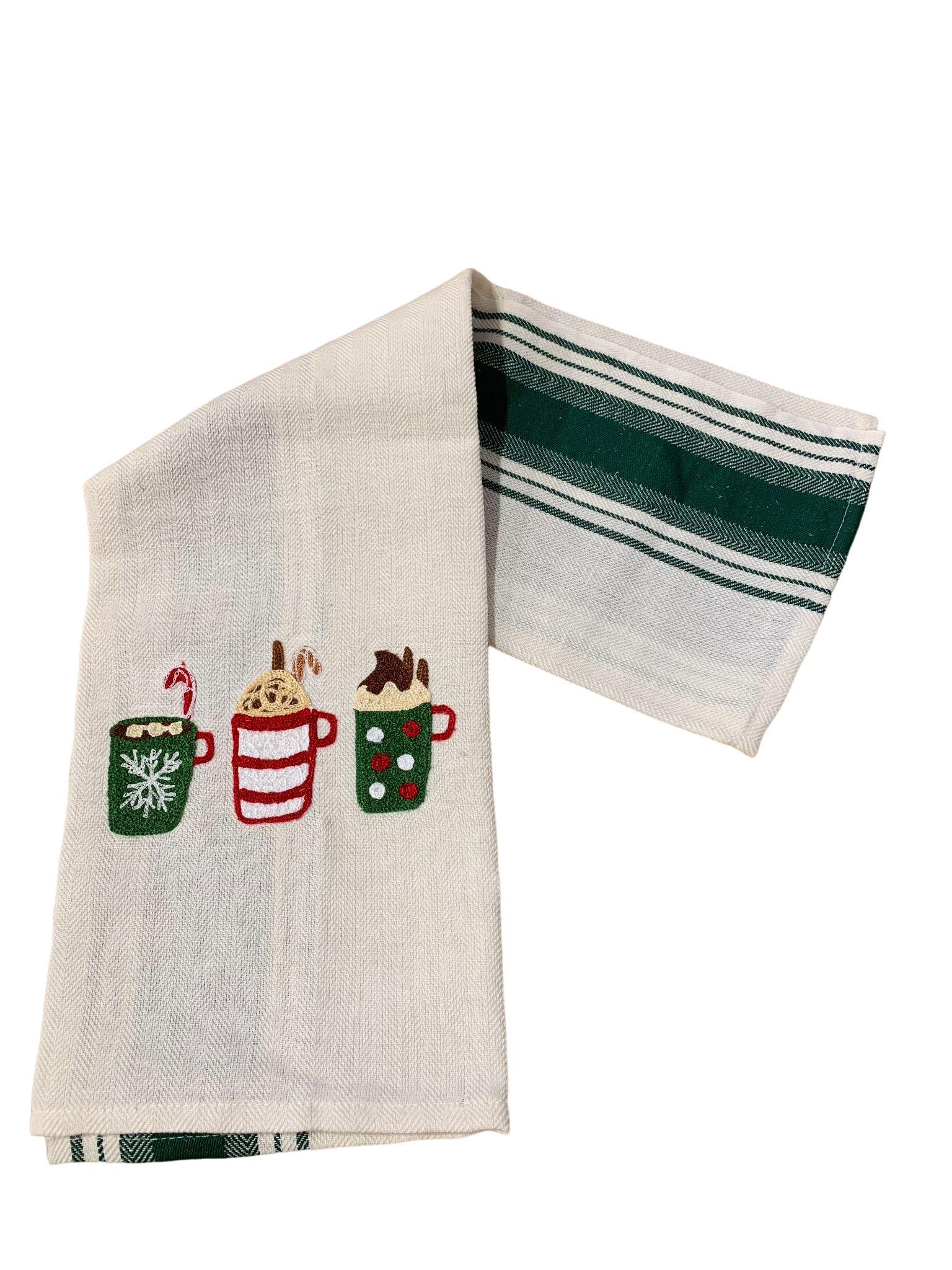 DELICIOUS HOT DRINKS - CHRISTMAS KITCHEN TOWEL