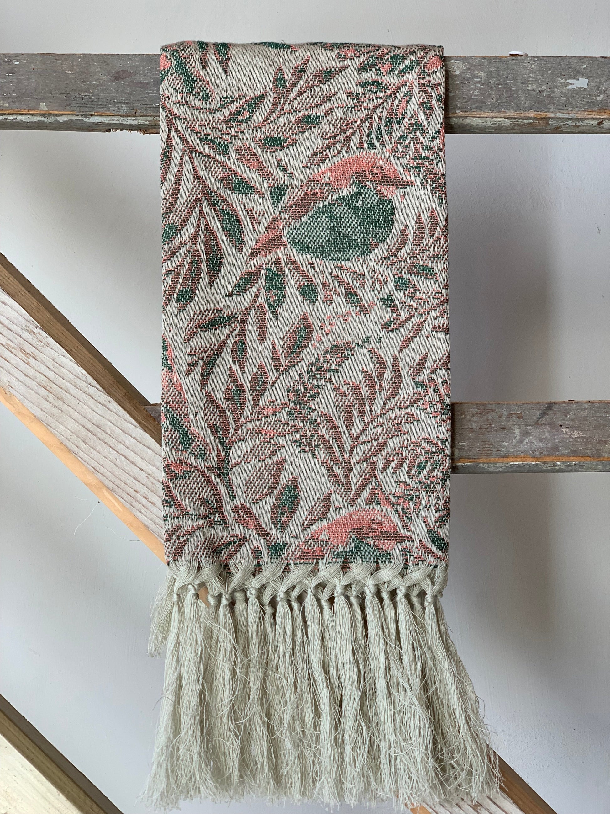 GOLDFINCH (CARDELLINO) TOWEL WITH FRINGE