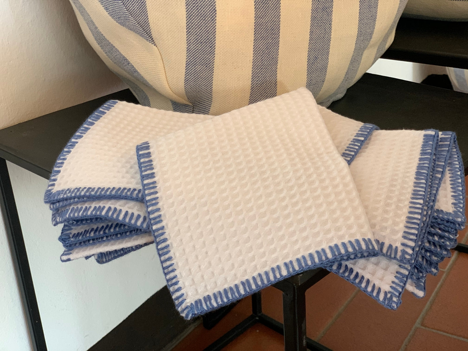 WAFFLE WASHCLOTH - Punto Siena finishing