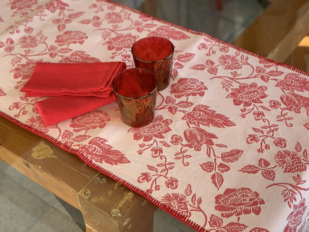 VENEZIA - LONG PLACEMAT WITH PUNTO SIENA LACE