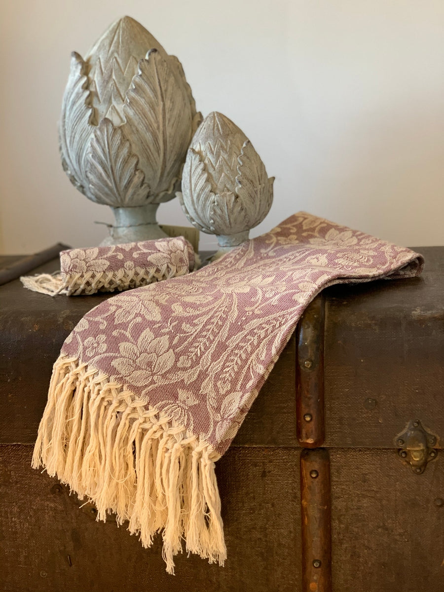 Donna di Coppe  - Face towel with fringe