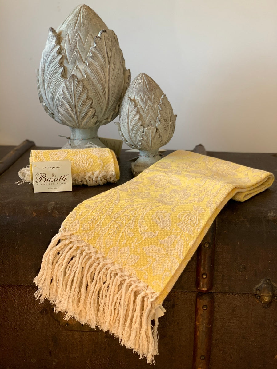 Donna di Coppe  - Face towel with fringe