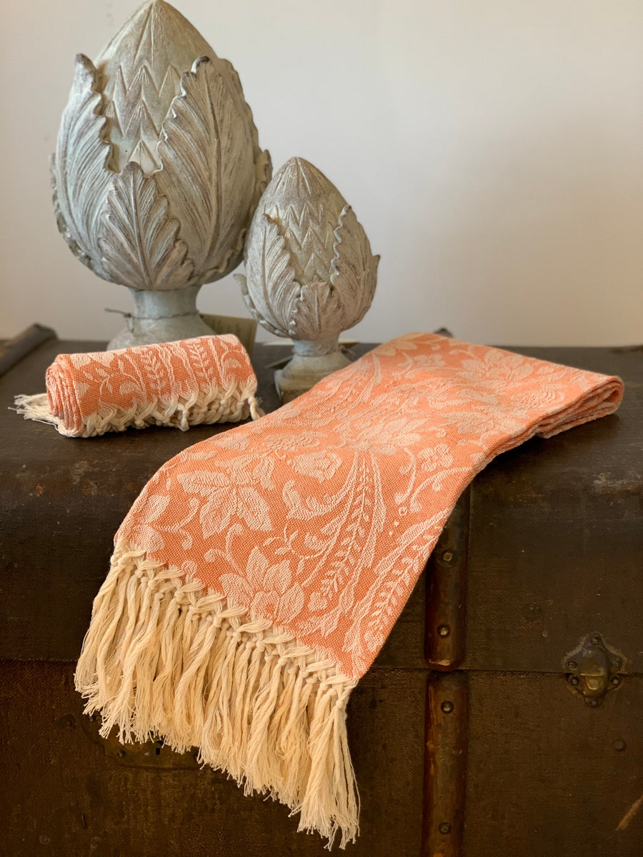 Donna di Coppe  - Face towel with fringe