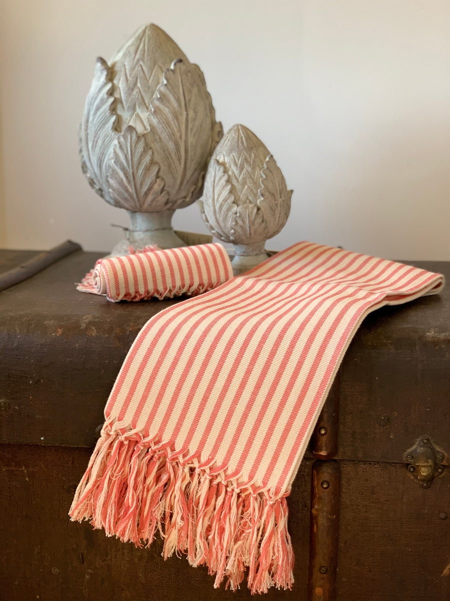 Melograno - Facetowel with fringe