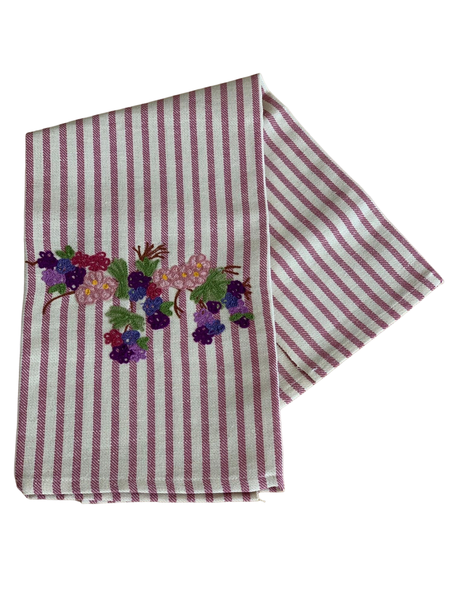 BERRIES - EMBROIDERED KITCHEN TOWEL