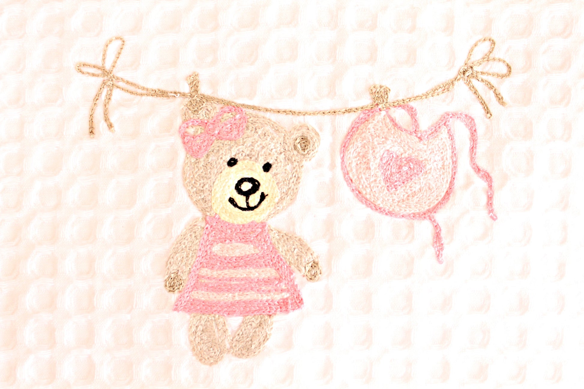 BIB WITH EMBROIDERY