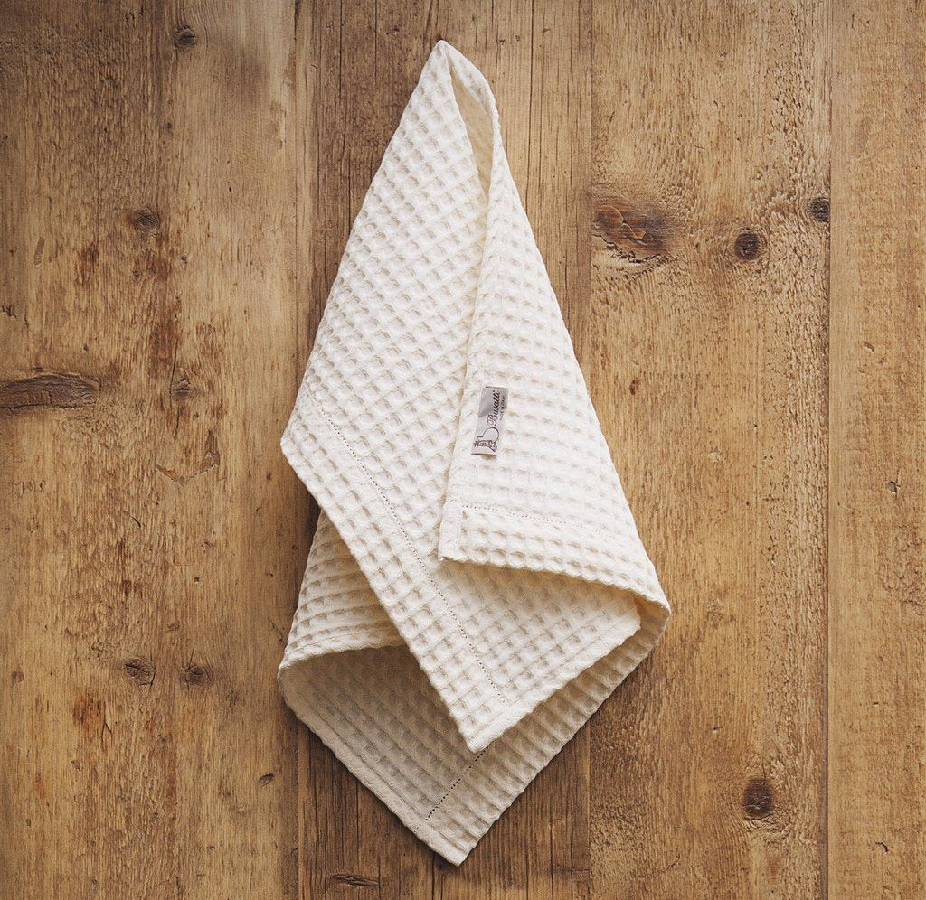 WAFFLE - Face towel with hemstitch