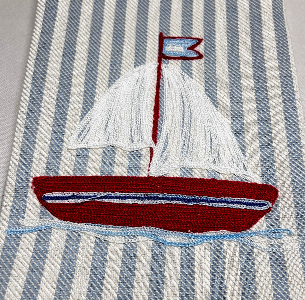SAILING BOAT - KITCHEN TOWEL POMELO