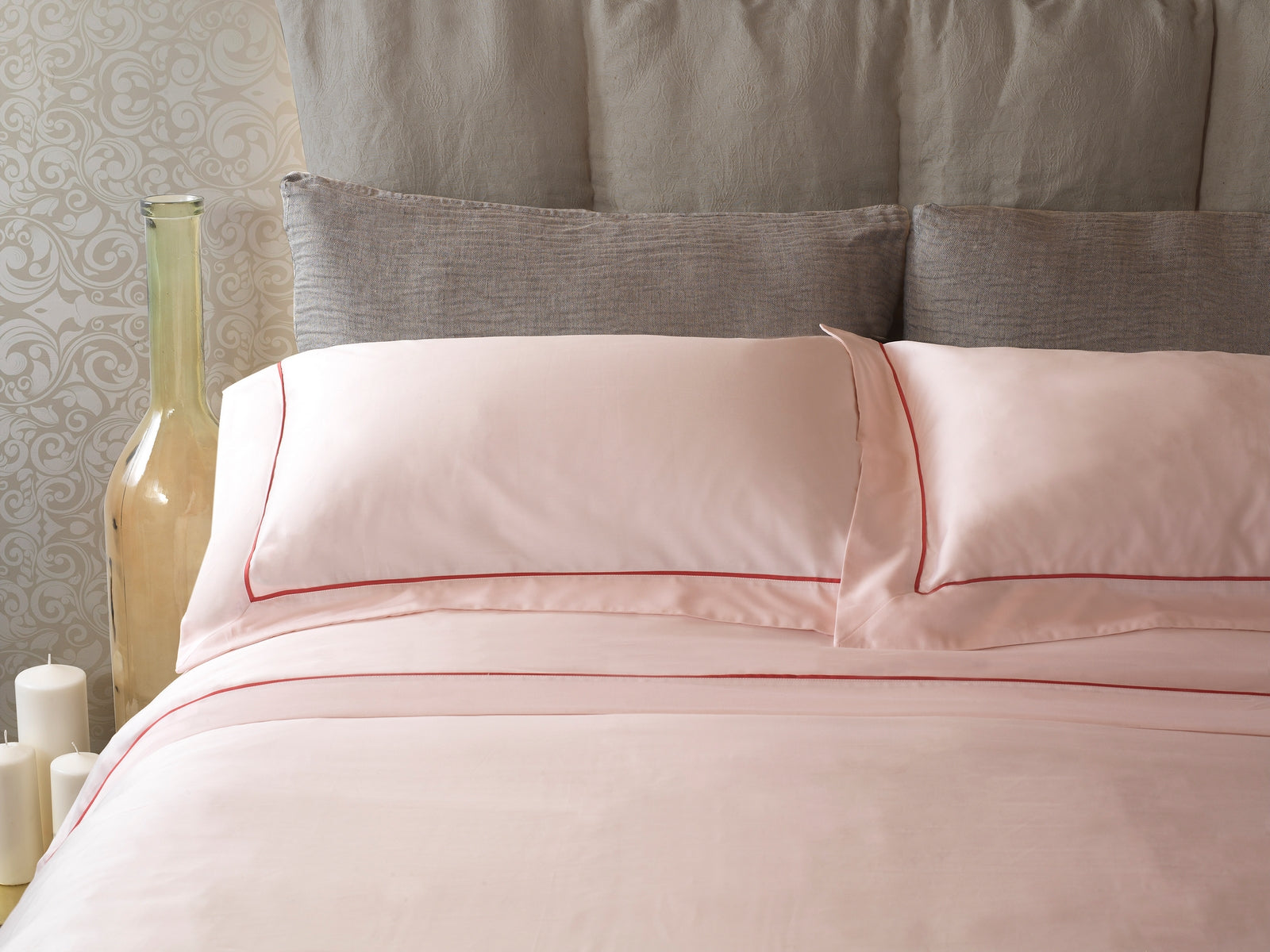DUVET COVER IN EGYPTIAN COTTON - simple machine hem