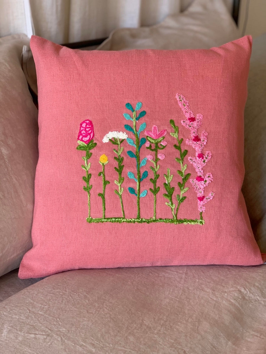 EMBROIDERED CUSHION - ZODIACO